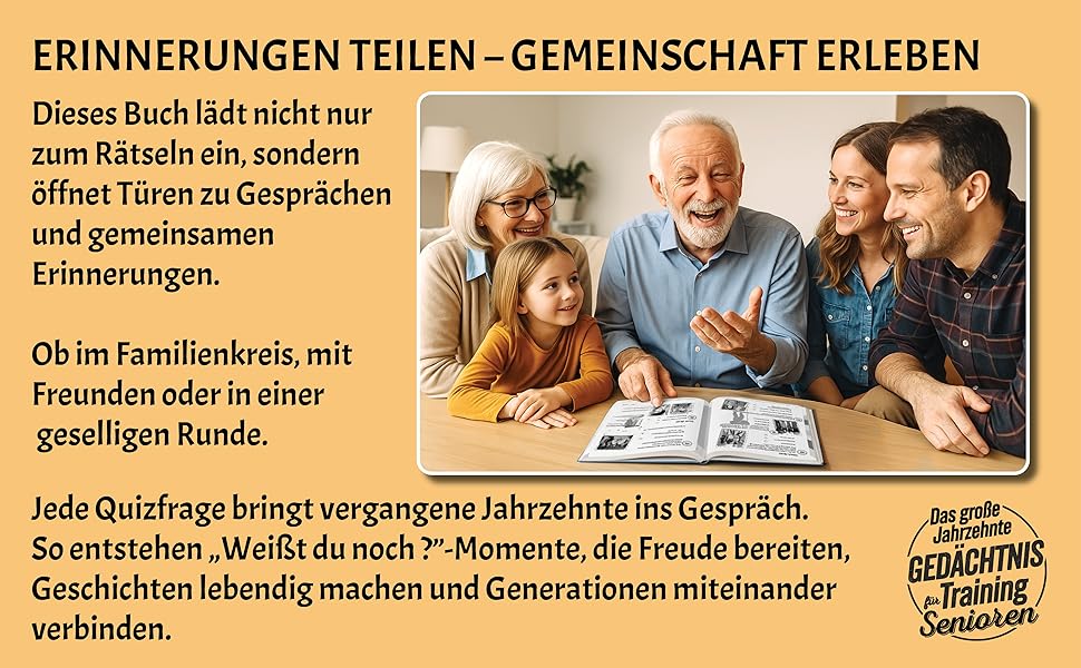 Erinnerungen teilen - Gemeinschaft erleben